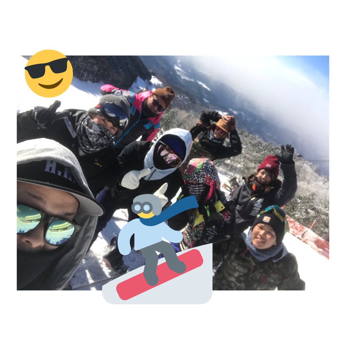 SnkYf's tweet photo. 今年初〜🏂
相変わらずそんなできんけど
爆笑の嵐だった🤣🤣🤣 https://t.co/IBxAN0kpg9