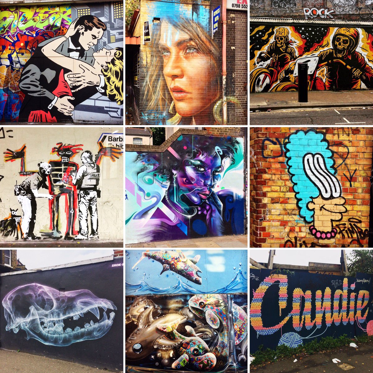 LDNStreet_Art's tweet photo. LDNStreetArt instagram #bestnine2017: @richsimmonsart & #diceworx ; #adnate ; #ryanroadkill ; #banksy ; @mrcenzgraffiti ; #fimbo ; @theSHOK1 ; @louismasai & #fanakapan ; @AmyAshLDN Thanks to artists / writers for making my insta look good 👊📷🎨 #streetart #graffiti #ldnstreetart https://t.co/T9QCIpzdhD