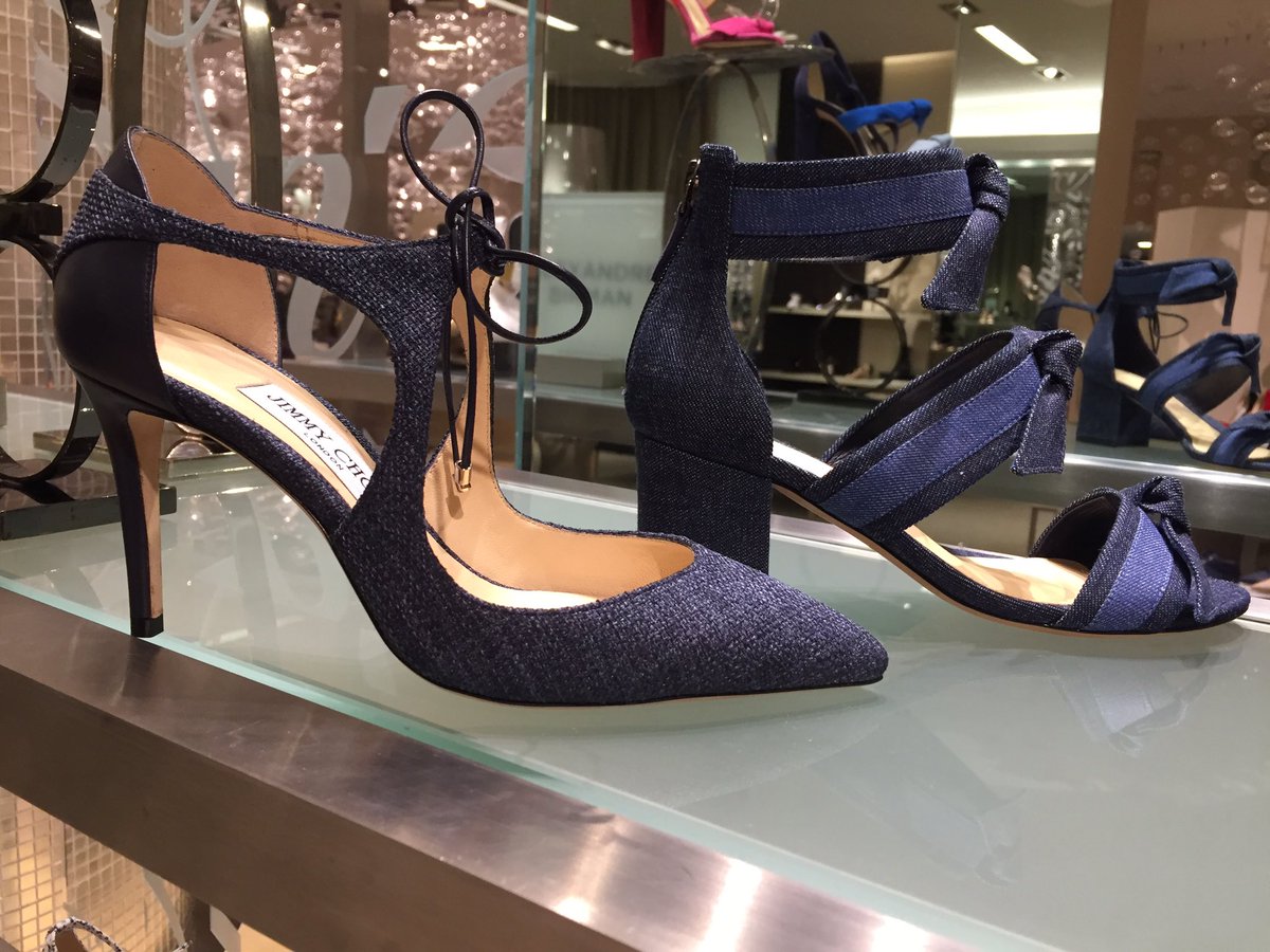 So many fun denim footwear styles for Spring collections now at <a href="/saks/">Saks Fifth Avenue</a> - Here are two of my favorites:  <a href="/jimmychoo/">Jimmy Choo</a> <a href="/alexandrebirman/">Alexandre Birman</a>