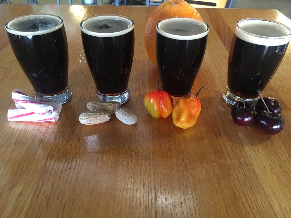 Who is ready for some Mint Chocolate, Peanut Butter Chocolate, Black Cherry Chocolate and Mandarin Habanero Chocolate stouts? We sure are!!