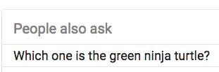 No they don't, Google.
