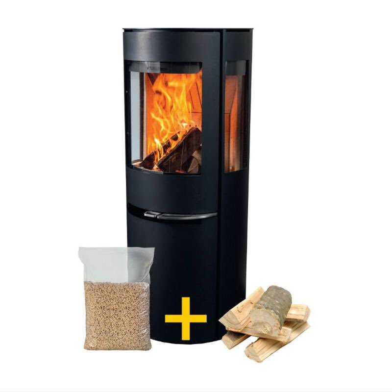 Coup de cœur du moment poêle mixte ADURO H1 bois et granulés