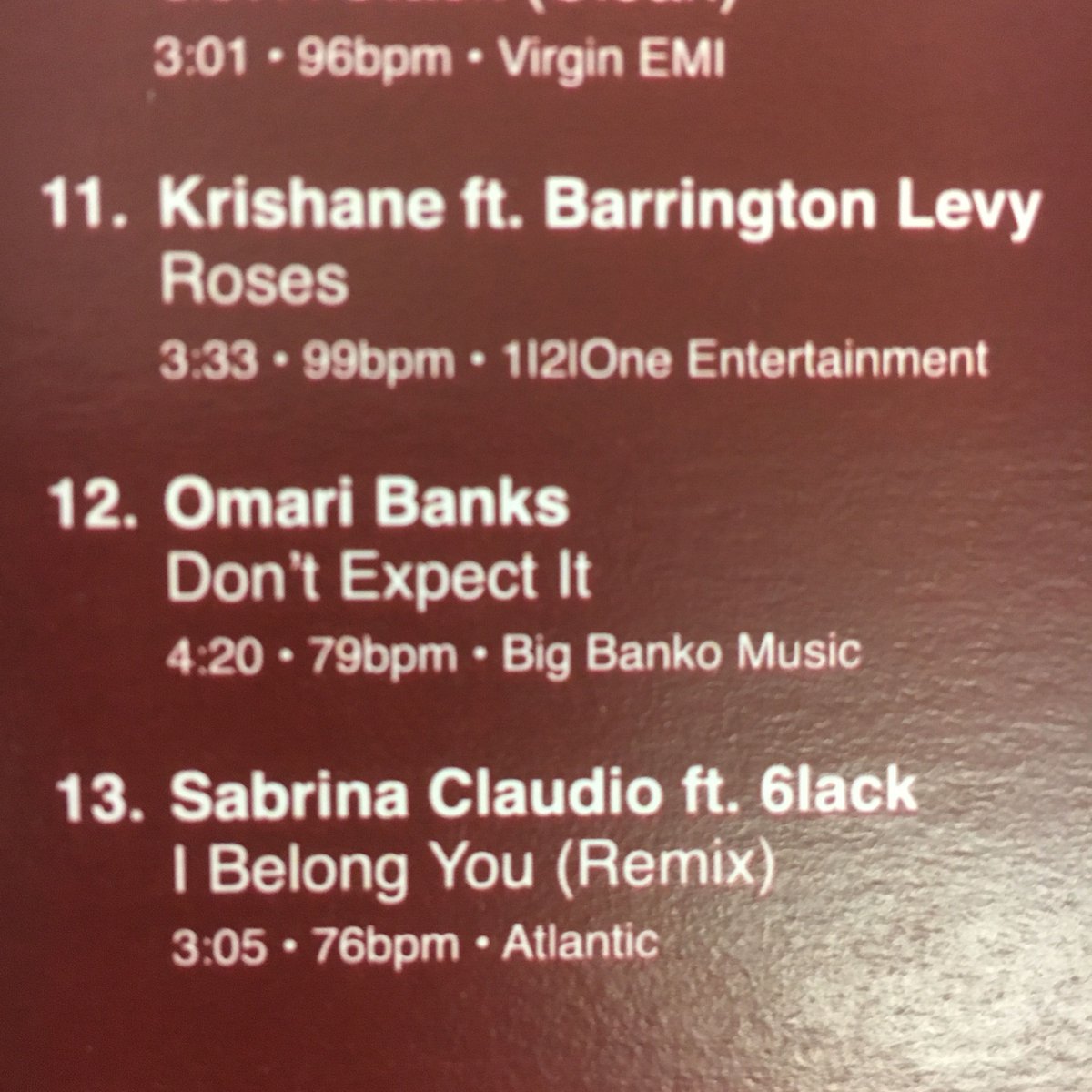 djsarahc's tweet photo. Oh! Look @omaribanks11 features on #urban @cdpool for #January #2018 #DontExpectIt from the album #Sunlight @eastfleet #reggae #playlist #singer #songwriter #anguilla #jamaica #goals https://t.co/mBBaeBev5s