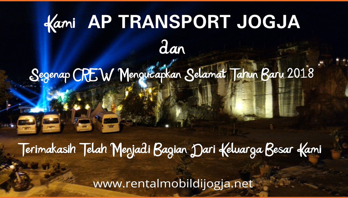 ap_rentcar's tweet image. Happy New Years 2018 #aptransport #apcrew #rentalmobildijogja #sleman  #sewamobiljogja #rentalmobil #sewamobil #bantul #tourjogja #wonderfulindonesia #rentcar #kulonprogo #rentcarjogja #tourtravel #package #inibarutahunbaru #tour #gunungkidul #jogja