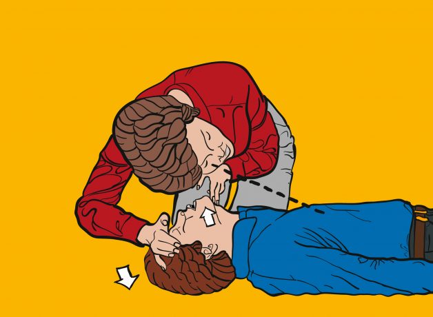 When giving CPR don't just take someone's word for it, check if they are wearing branded clothing before saving their life. #SafetyFirst