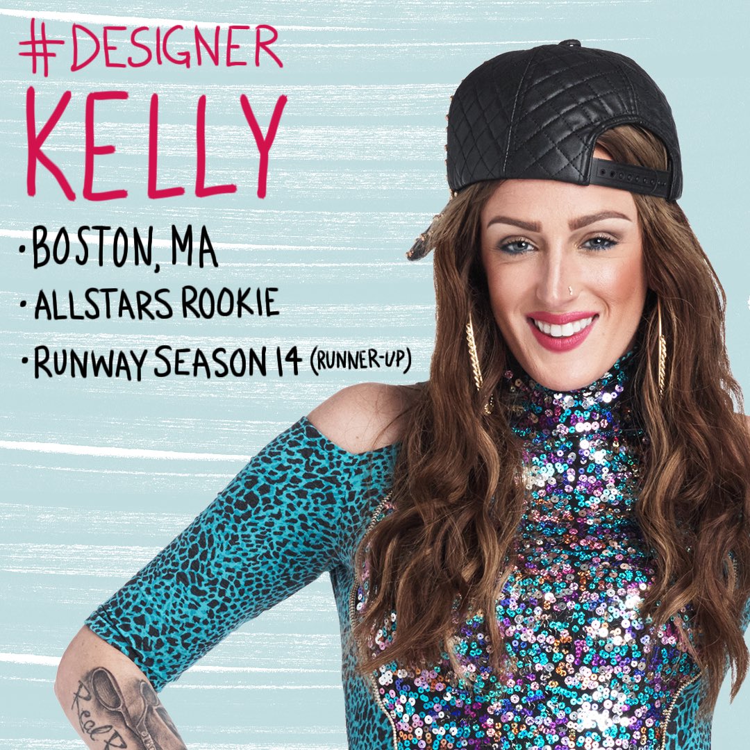ProjectRunway's tweet image. #DesignerKelly is new to #PRAllStars. Will she make the cut?
