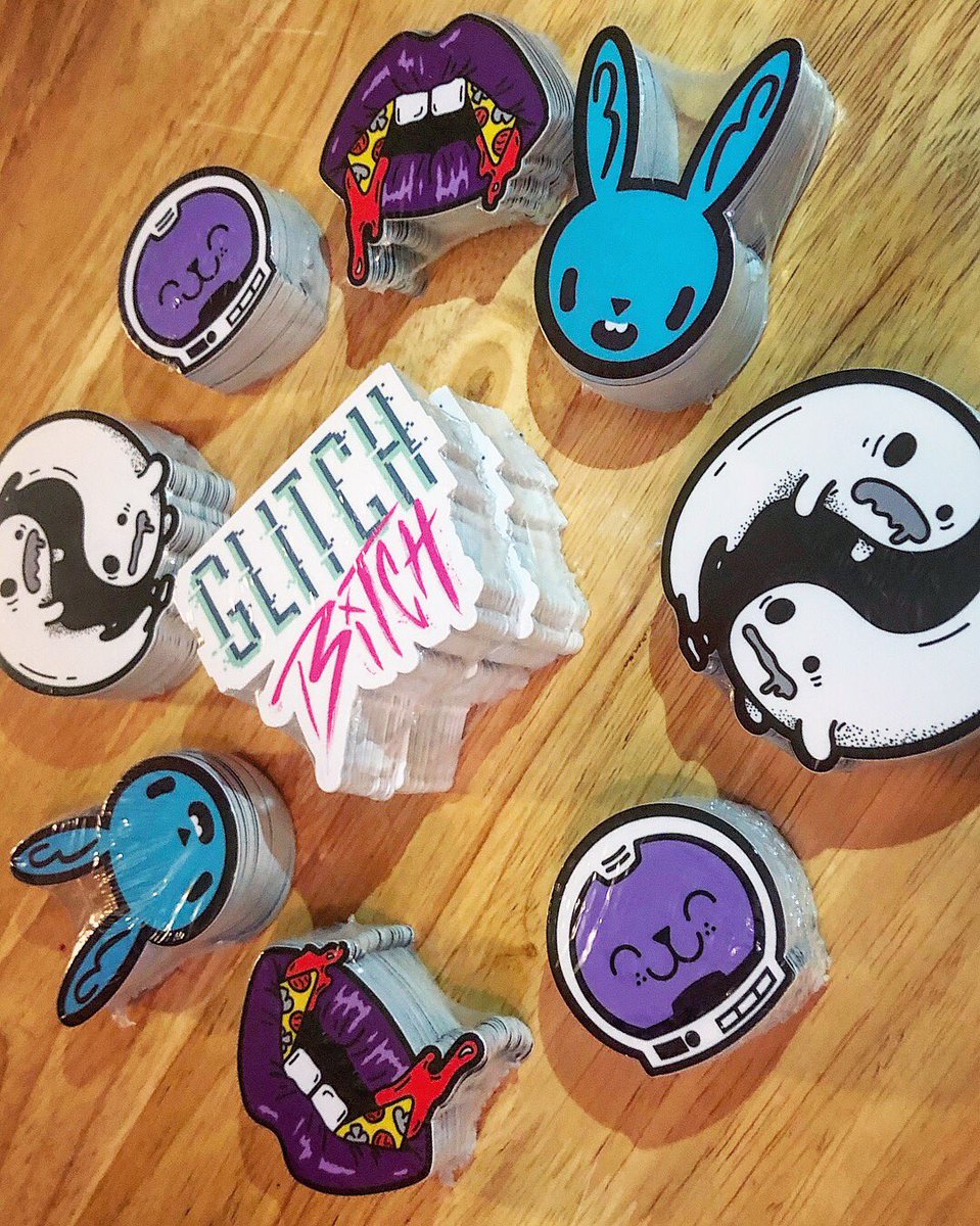 thatglitchbitch's tweet photo. We know the holidays can get a bit sticky but hope everyone is having a Happy New Year!!
โจ #2018 โจ
Start your year with some #stickers
5 for $8 | https://t.co/33jElJgpNk
@stickermule ๐๐ผ
#sticker #stickerpack #stickerdesign #design #glitchbitch #expressionisourweapon https://t.co/5NQ5jj5k6H