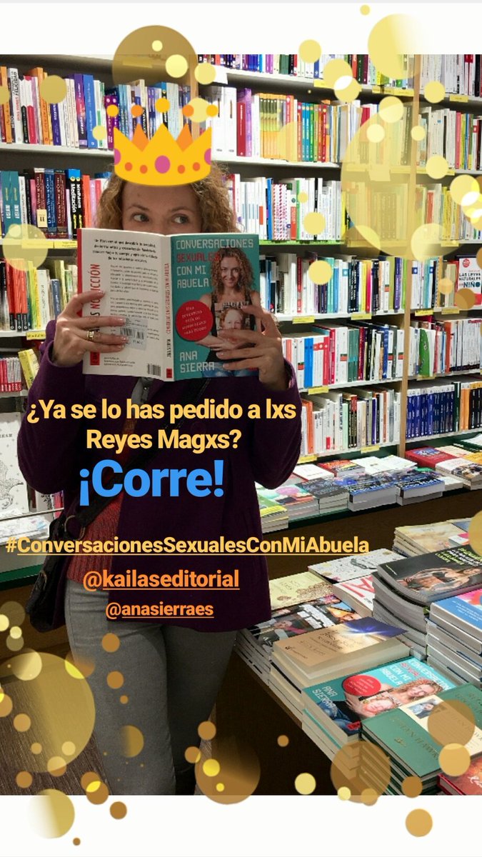 ¿Ya se lo has pedido a lxs #ReyesMagos ? ¡Corre!
#ConversacionesSexualesConMiAbuela <a href="/kailaseditorial/">Kailas Editorial</a> #regalosmolonesdenavidad