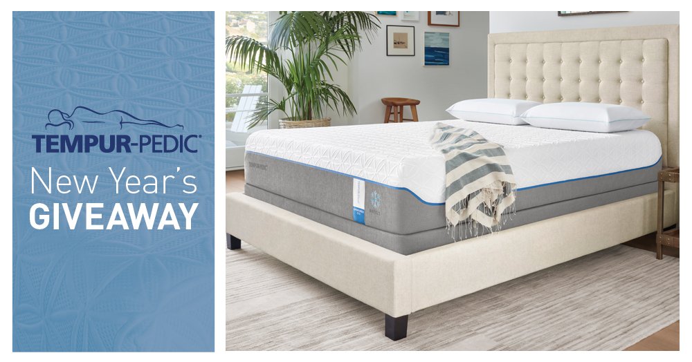 abtelectronics's tweet photo. Fill your new year with the best sleep ever. Enter to win a @TempurPedic Cloud Supreme Breeze mattress! #Sweepstakes #giveaway https://t.co/wJssM6fWKF https://t.co/YYlReBcblP