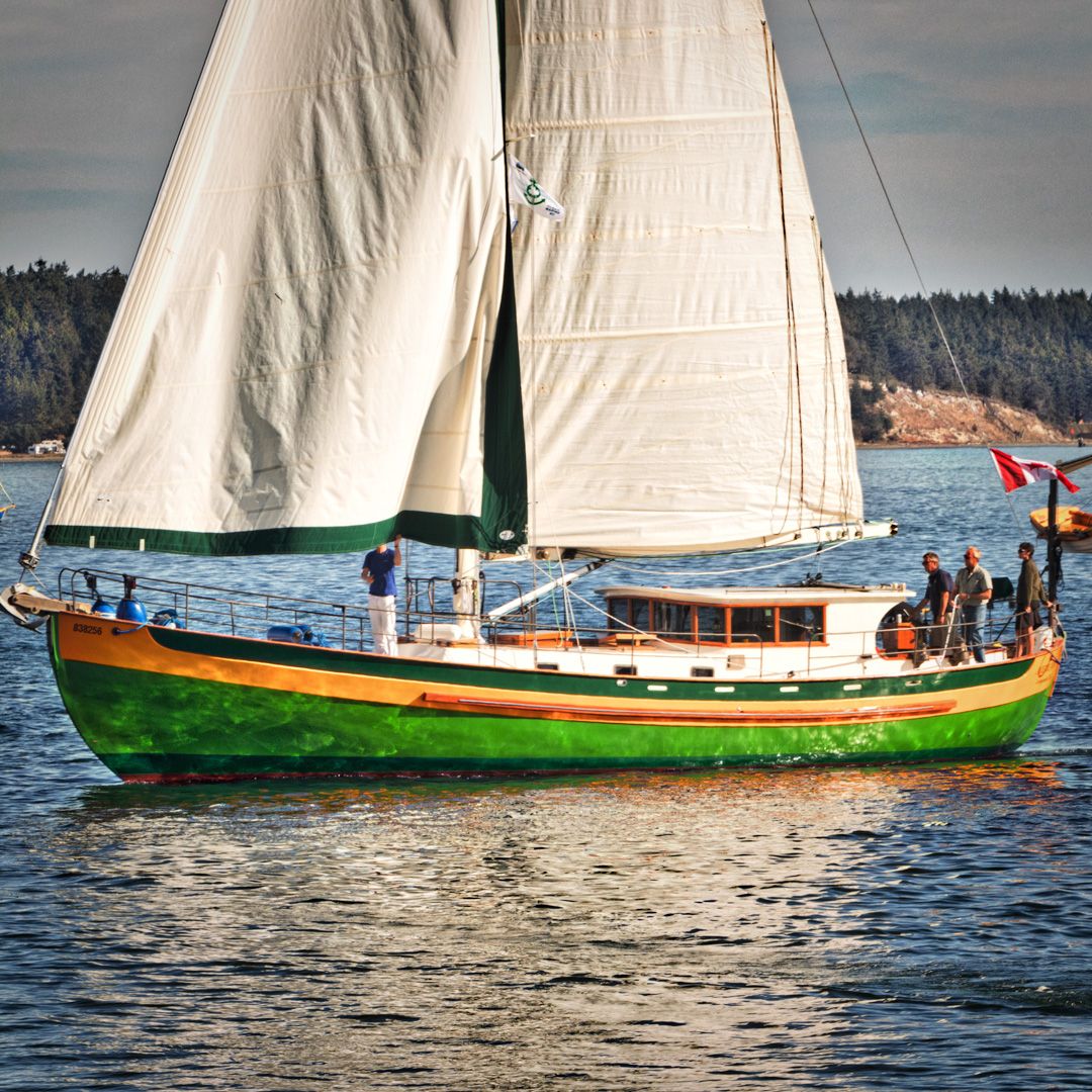 A magnificent example of a #sailing craft that could use a little more #wind to really show us her stuff! #ASASailing #sail