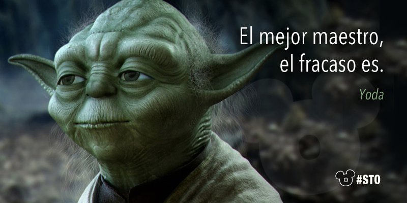 Soy Todo Orejas o on Twitter quotUna perla de sabidura del Maestro Yoda  StarWars Frases Disney STO httpstcodUa8WURF2cquot  Twitter