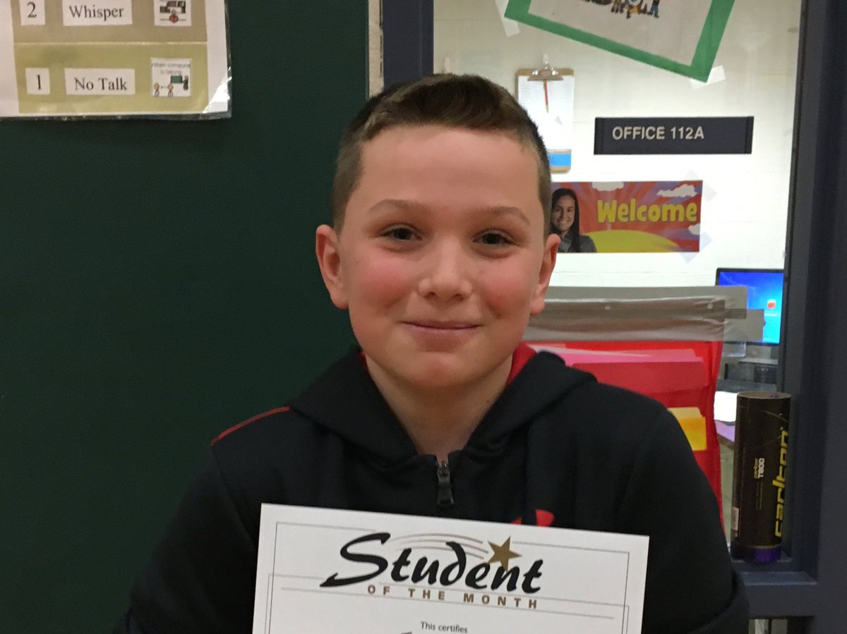 Our December student of the month winners!!!