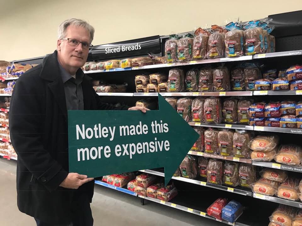 UniteAlberta's tweet photo. Usual NDP apologist trolls upset with @WesTaylorWRP for pointing out that the NDP's carbon tax is making essentials for living more expensive. Behold the original images that they find so offensive. Yes, the carbon tax is raising costs! #ableg #abpoli #UCP #cdnpoli #CPC #UCPSigns https://t.co/9NxOXzizfj