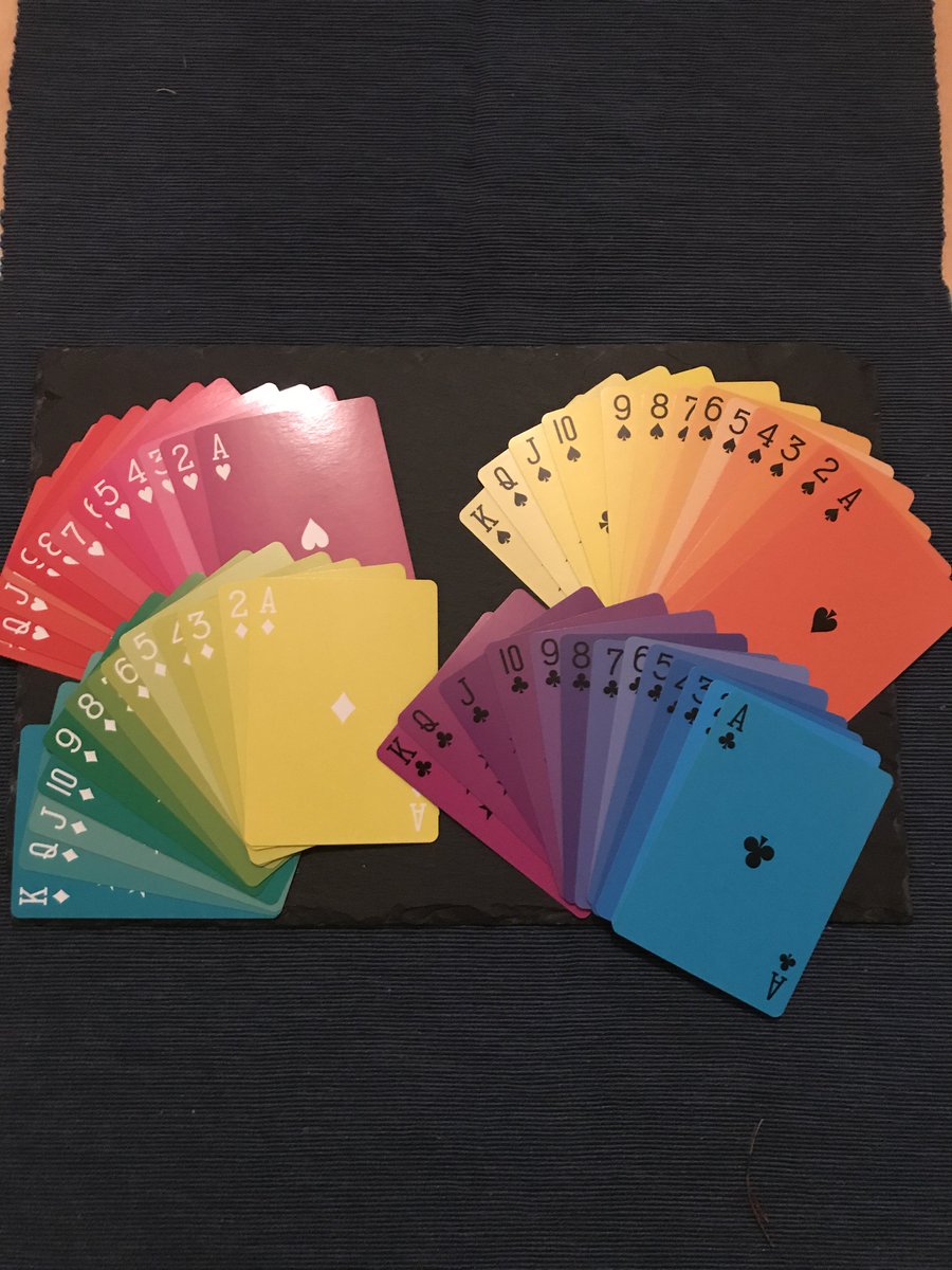Loving the colours on these playing cards, which suit do you like the best Message me to find out more #HOCTyneValley #personalstyle #personalimage #colour #whatsyourvisualstory #personalshopper ow.ly/xbeq30hxbQr