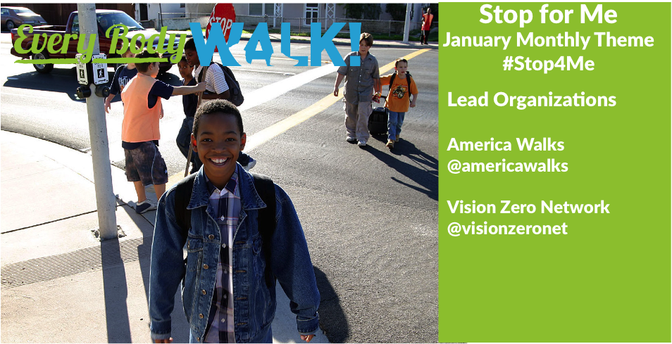 americawalks's tweet photo. Let's stop the pattern of rising pedestrian fatalities! Join us and @Visionzeronet as we talk #Stop4Me in January's monthly theme https://t.co/WYf0hwun5T