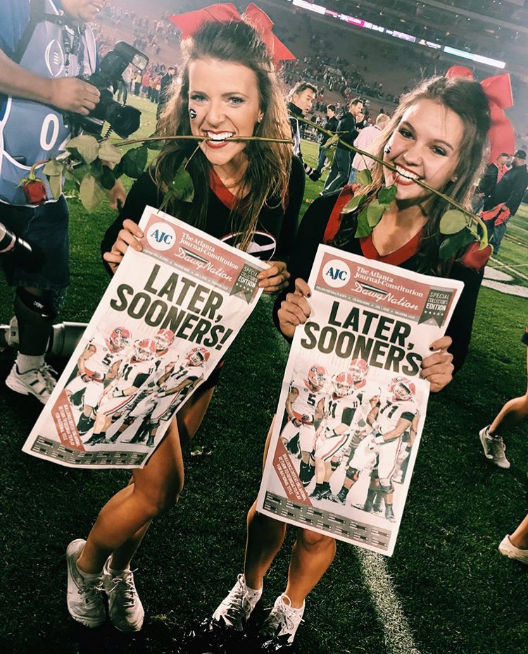 Alexandra_Vick1's tweet photo. I’m living my best life and the Dawgs are going to the Natty! Doesn’t get any better than this. ❤️🐶 https://t.co/jPmw8OUYFu