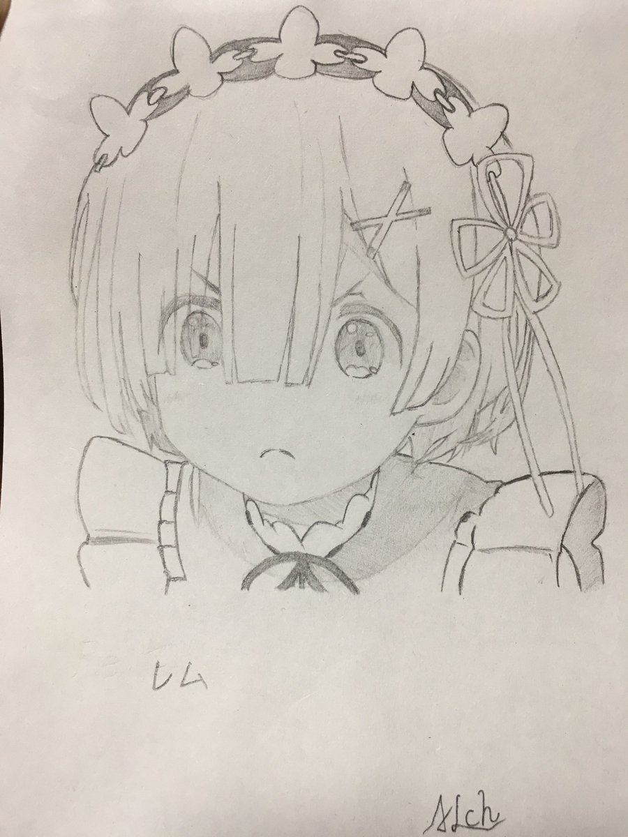 アニメキャラ描いてみた