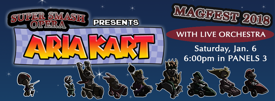 SuperSmashOpera's tweet photo. For those who like Facebook events, here is the link for our performance this Saturday at @MAGFest in Panels 3!!! #AriaKart w Live Orchestra! https://t.co/zAaQkHTCg8 https://t.co/tsil2TBQHF