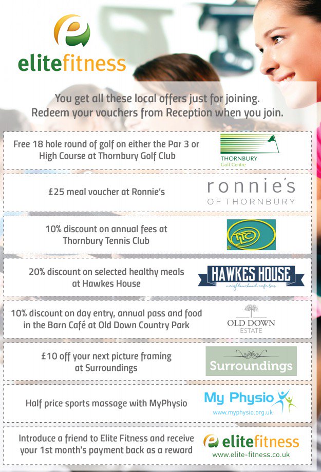 We also have some wonderful offers from our local partners to reward you for choosing us ... come and join our fitness community today!