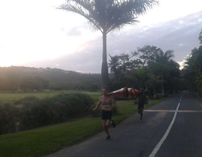 Nice to take the boat for a little jog after a great paddle. Big thanks to <a href="/Chirostuart/">Stuart Clifton</a> for tweaking the bodies today #somuchfasternow