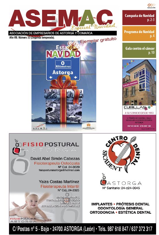 editorialmic's tweet photo. Nuestro agradecimiento a @AsemacAstorga por la revista oficial de la Asociación #Astorga #AstorgaEstaDeModa    https://t.co/vI6erP8u8h https://t.co/yON8sQnu7V