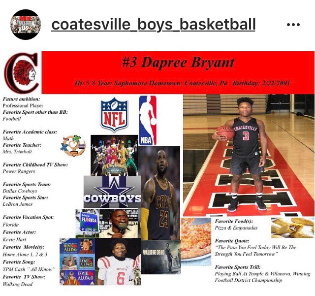 trimboli_272's tweet photo. Blessed to be this young man's favorite teacher. He's an amazing #bubbas and also defines what Student-Athlete really means❤️🖤 @dapree_bryant @more_Chuck @RedRaidersHoops @Football_Cville 🙌🏾🙌🏾📚🏈🏀🏃🏾 https://t.co/uqGSSKAbhh