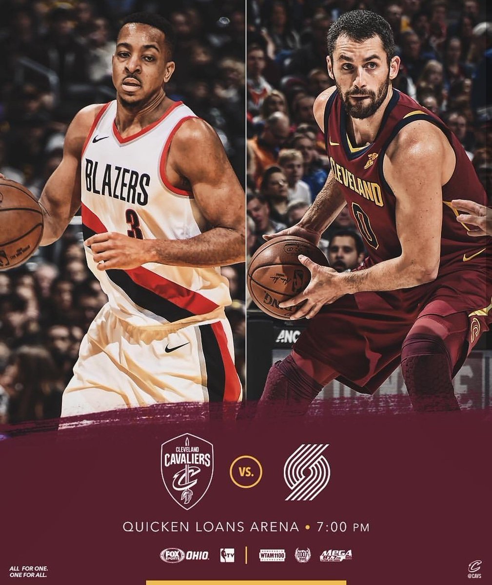 CavaliersESP's tweet photo. GAMEDAY!
Esta noche los Cavs se enfrentarán a los Trail Blazers en Cleveland. Será a partir de la 1:00 (ESP). #GoCavs https://t.co/Aw8zv5kBcE