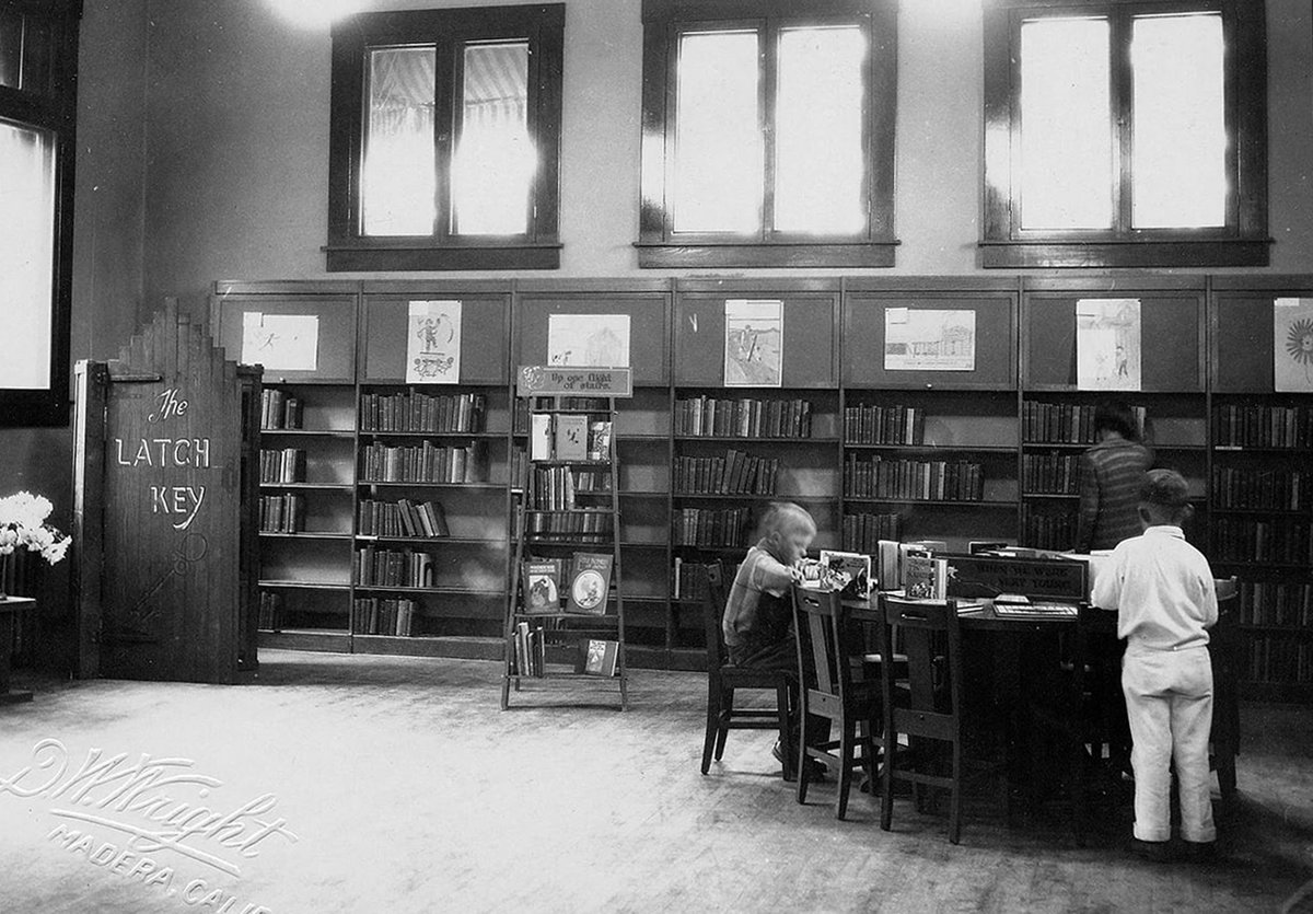 PHArchitects's tweet photo. adaptive re-use in studio now #backtowork! #TuesdayThoughts: rehabilitating #historic buildings - like the 1917 Madera County Free Library - generates great community engagement. we've enjoyed watching people's reactions to historic photos and design work. #architecture #library https://t.co/ZdheDYiynw