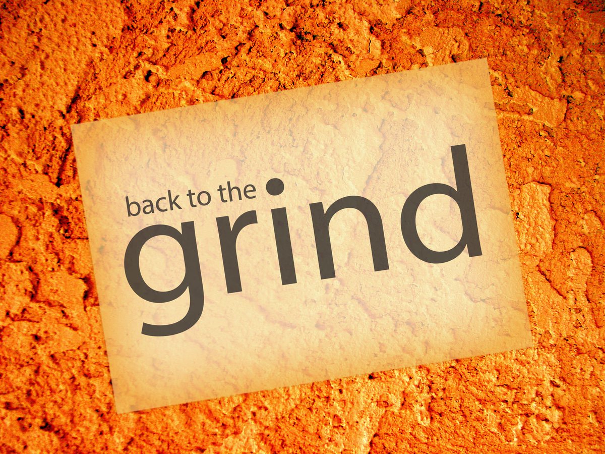 The holidays are over and it is back to the grind #newyear #backtothegrind #worktime #chicoca #customapparel