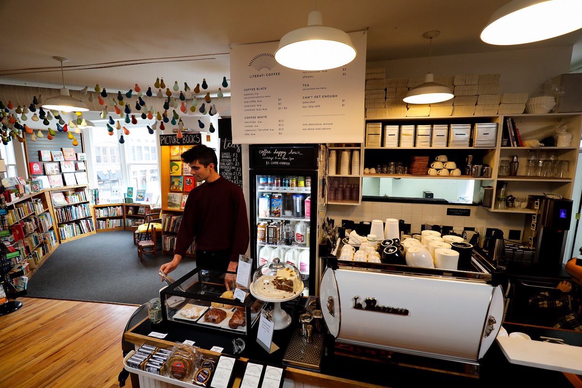 We're back and open regular hours! Here's to a 2018 filled with books, coffee, and probably even more coffee.