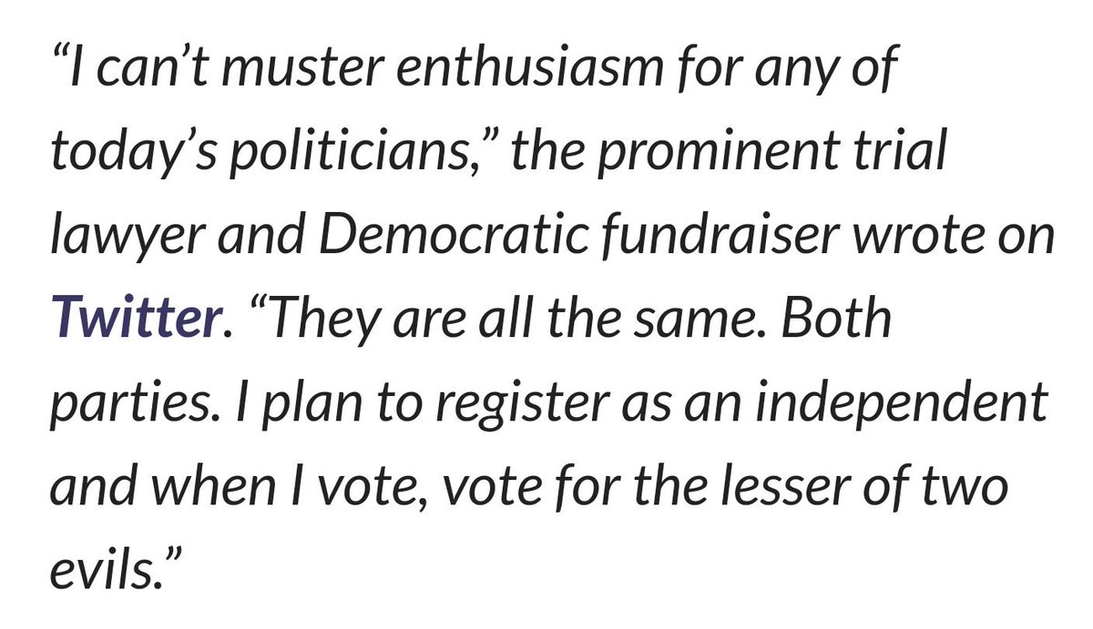 eloquencher's tweet image. Huge Dem Donor leaves Party
#demexit AND
("We put the 'pube' back in...") #repubexit 
#BailOnBoth parties, are giant part of the problem! rightobserver.com/high-profile-d…