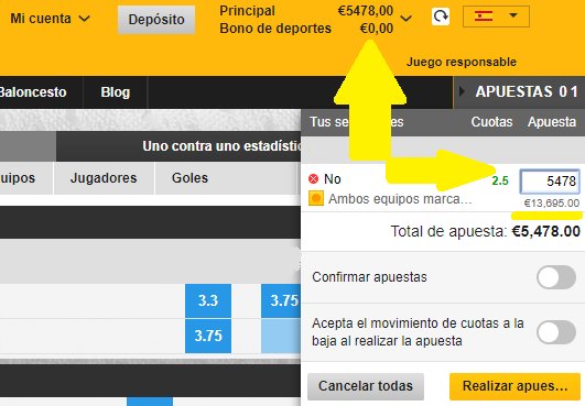 AngelroFera's tweet photo. Le voy a meter los 5000€ a esta apuesta, se la pasaré a todo el que haga RT o Like. ¿Ganaré 13.000€ ?
Yo empecé con solo 10€ tu tambien puedes. Si depositas 10€ ellos te dan 100.
https://t.co/jjjSQkR1SU
#FelizMiercoles https://t.co/takO6VVLq5