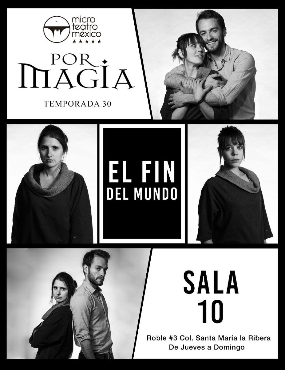 ElFinDelMundoMX's tweet photo. #Pásele werit@ ¡Me las quitan de las manos! Las mejores obras aquí hechas #porMagia para público conocedor. Éntrele y arme #Combo con @RostrosMT e @Hipnotica_mente y si prefiere #SuperCombo agréguele @Betadur_MT y @RobleClaroMex Disfrute asegurado #éntrele sólo @MicroTeatroMex https://t.co/rOigWuSrw2