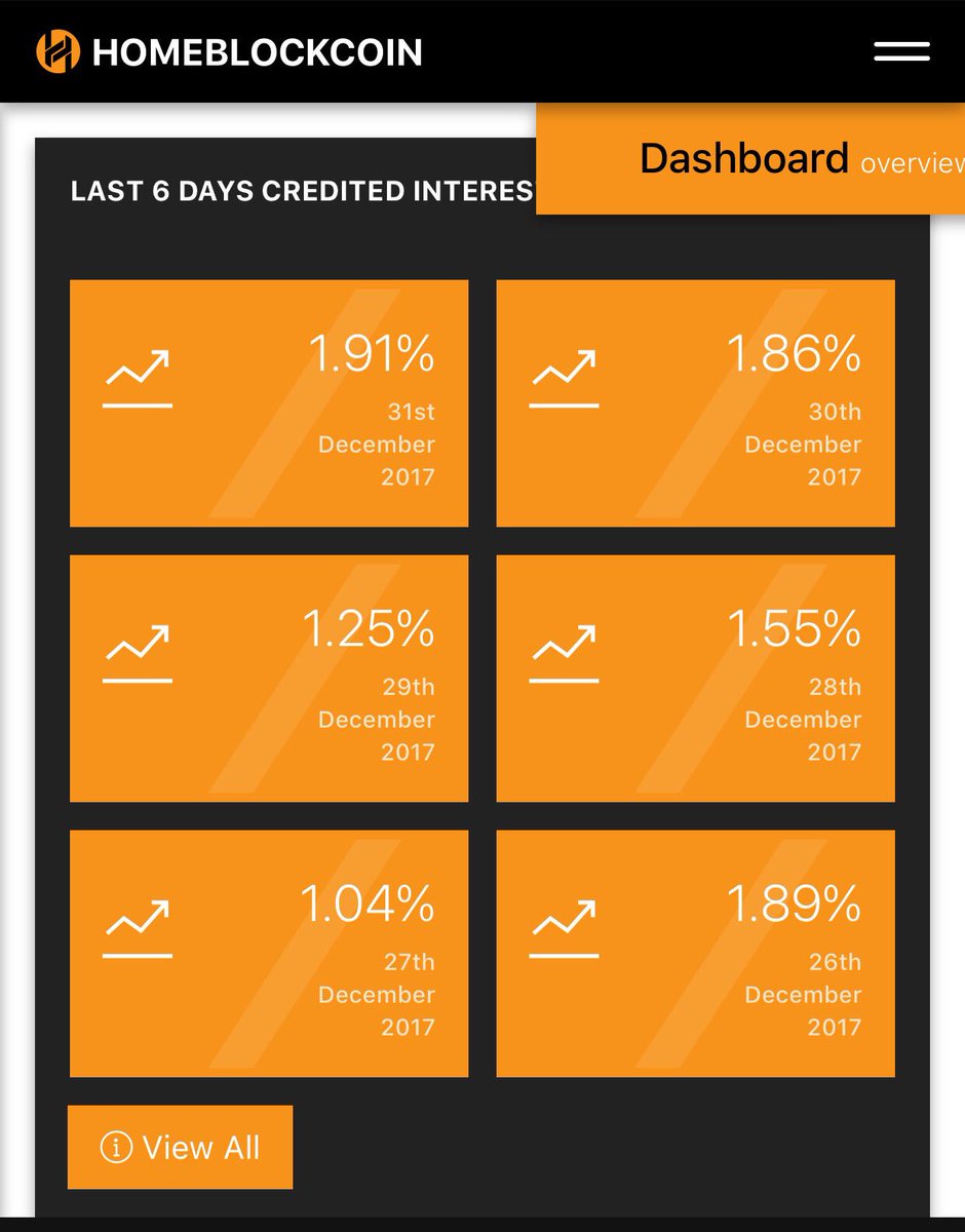 CryptoAliens1's tweet photo. Good luck finding better returns than HomeBlockCoin. My loan with them is growing rapidly! Affiliate program is top notch too!
Sign up here: https://t.co/Bexea9kIAQ      

#mlm #blockchain #bitcoin #litecoin #verge #ethereum #bitconnect #Ripple #tron #Cardano #exacoin #ideacoin https://t.co/yaUwXmVKJr