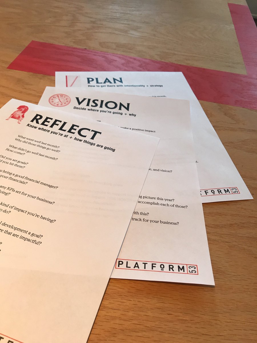 Platform_53's tweet photo. Starting January off right with a facilitated monthly planning session @Platform_53 as part of our #solopreneur #beta group. We are so lucky to have 10 awesome solo professionals testing out our new program. Can’t wait to launch! https://t.co/XsUuvc2S6R