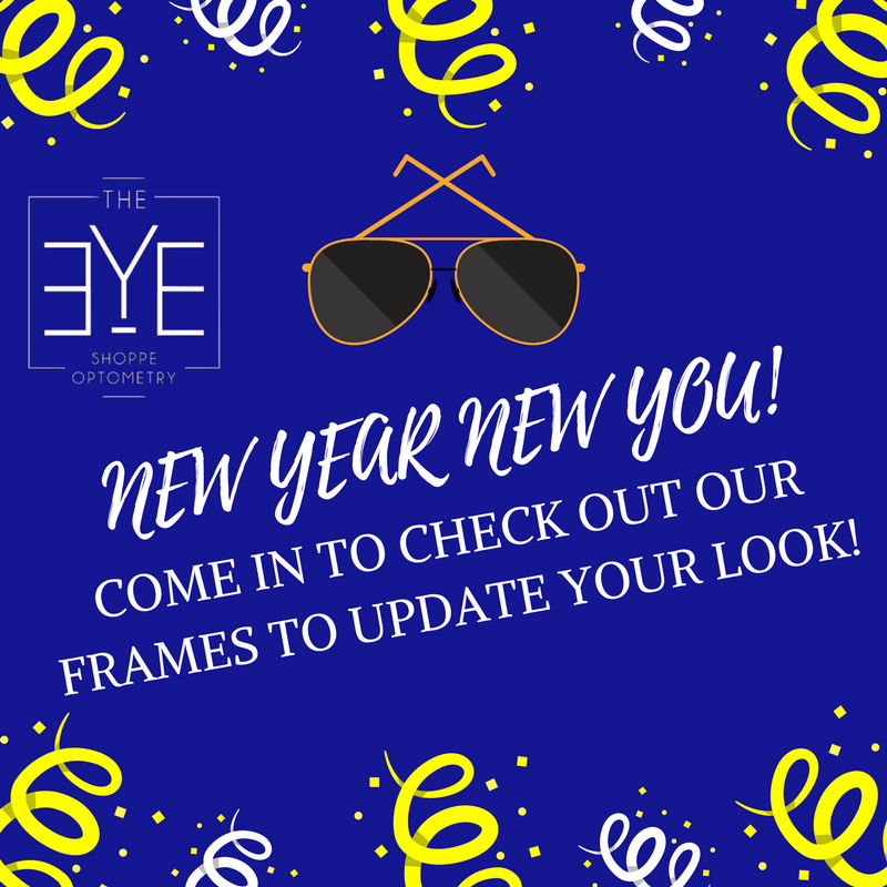 theeyeshoppe's tweet photo. It's the new year! Wanting to update your look? Come in to check out our frames to find the perfect new pair for you! #newyear https://t.co/YCpu2CXtEl