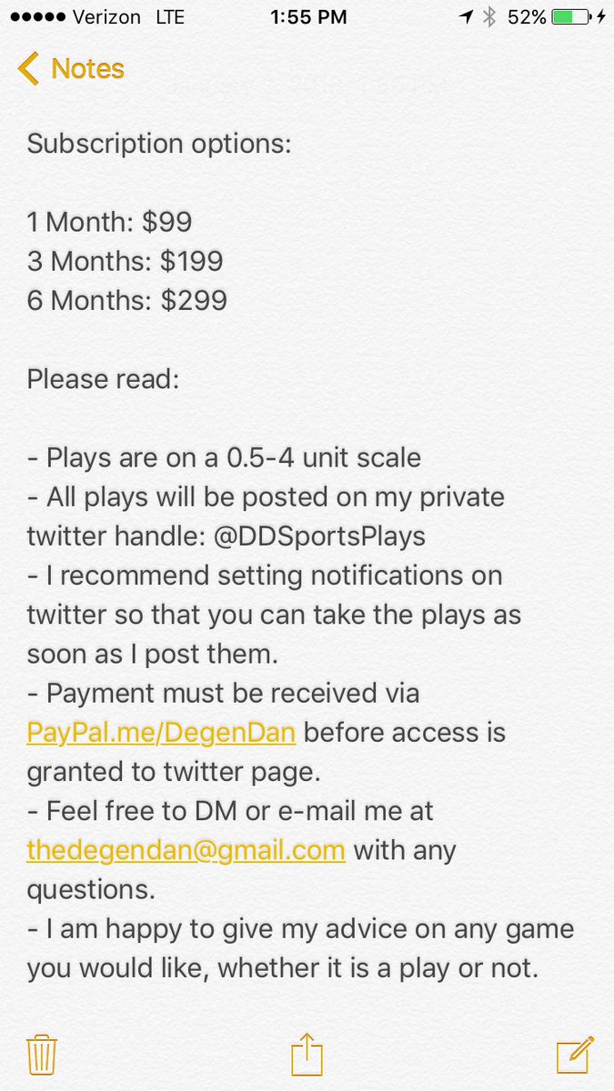 thedegendan's tweet image. A successful NFL regular season is in the books and playoffs are upon us. Beginning this Saturday I will no longer be posting all of my plays for free. For access to all of my plays, you can request @DDSportsPlays and send PayPal (pricing below). Please reach out with questions.