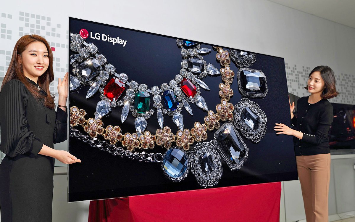 CoreInsiders's tweet photo. LG kicks off CES with the world's first 88-inch 8K OLED TV #CES #CES2018 #Featured #LG #TVS #TV #World #Record #News #Newstoday #Breakingnews #US #2k18 #Tech #Technews #4k #Technology #Gadgets #Winter #Catlover #China #India #Hindi https://t.co/UPUVT1Ivrm https://t.co/KMZ3ljNvG9