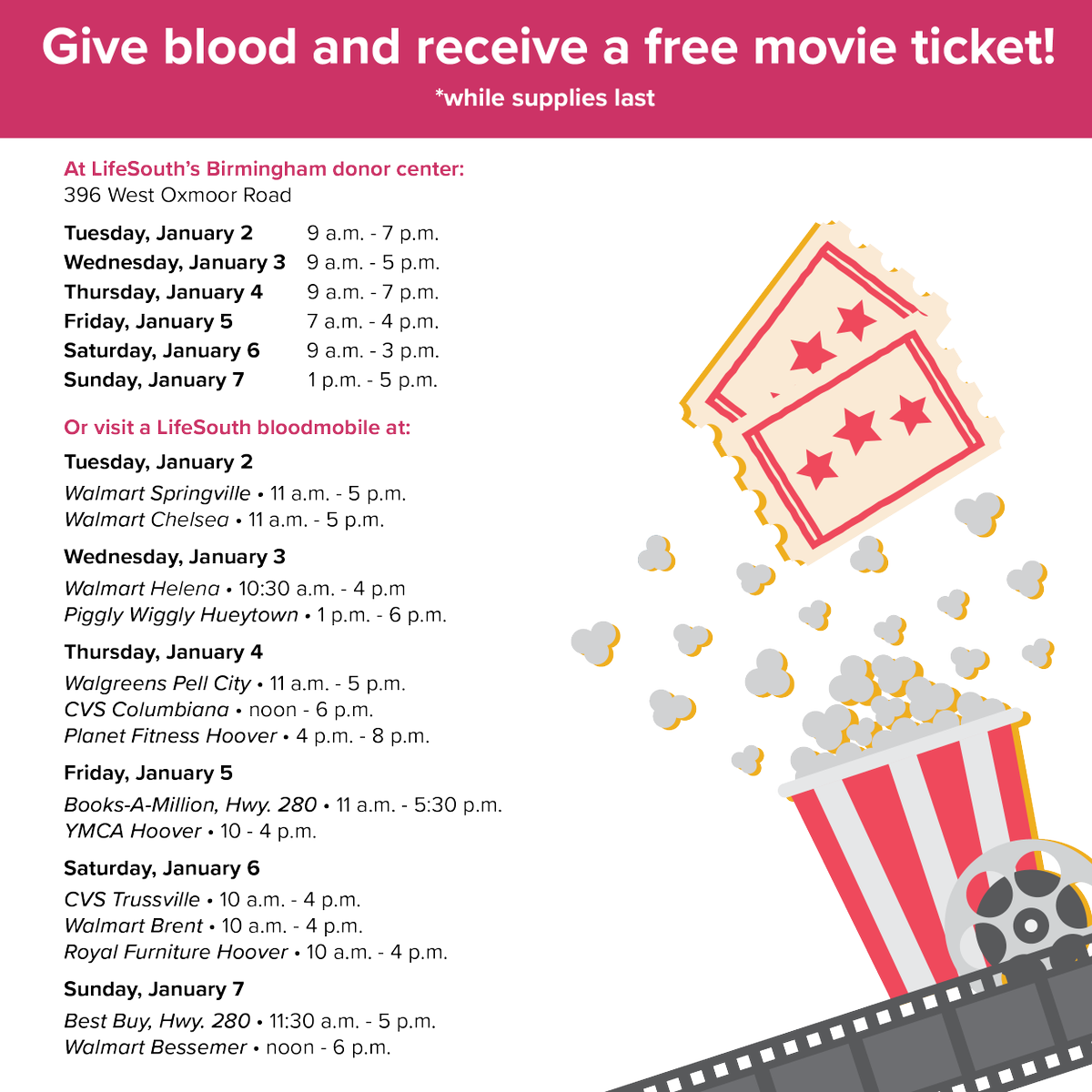 lifesouth on twitter birmingham donors don t miss your chance to