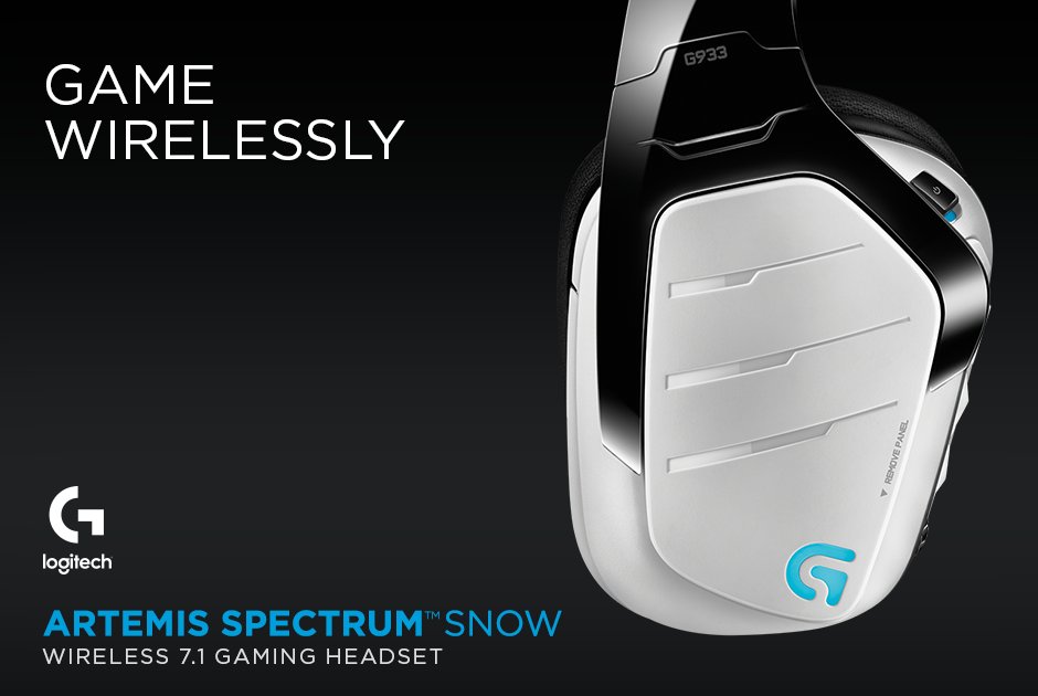Logitech G on Twitter: "G933 Artemis Spectrum Snow wireless gaming headset gives you best of both worlds, with the option to play wirelessly wired. #PlayWithoutLimits #LogitechG https://t.co/pBDyJTFAZS https://t.co/9vc59FBpC7" / Twitter
