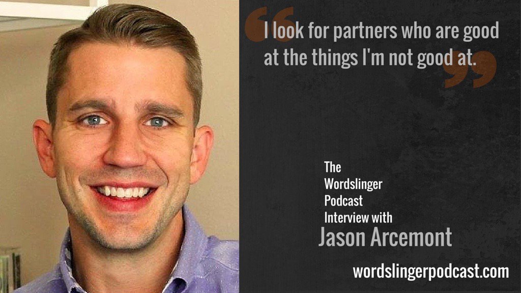wordslingerpod's tweet photo. 'I look for partners who are good at things I'm not good at.' @jasonarcemont https://t.co/UJPSK79Mls #entrepreneur https://t.co/qxBwzWbEUA