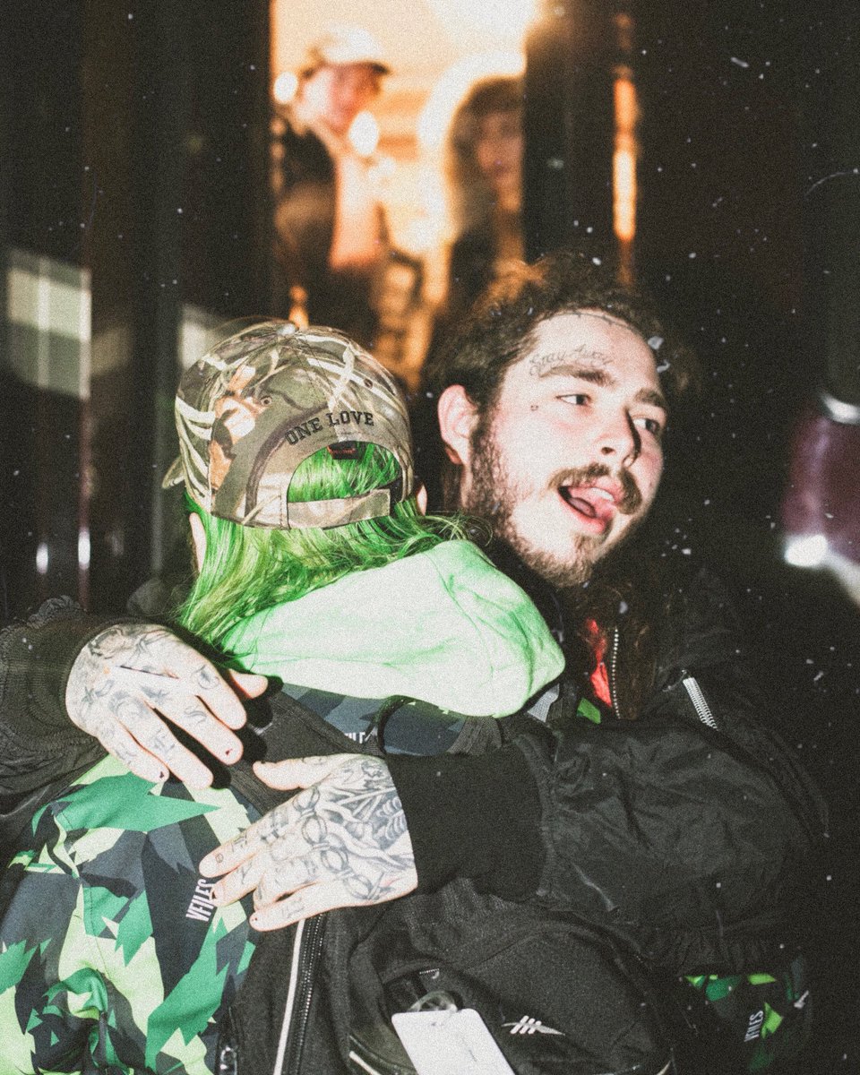 Daily24K's tweet photo. Post Malone &amp; Lil Aaron 🔥 https://t.co/04o8anwFku