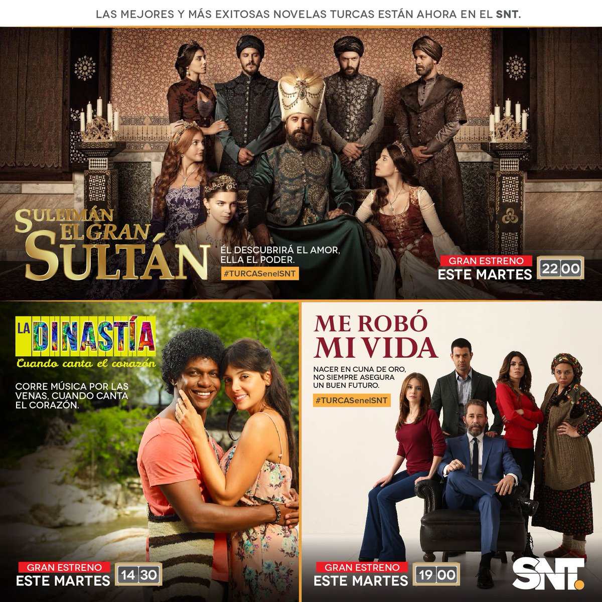 SntNovelas's tweet photo. LAS MEJORES Y MAS EXITOSAS NOVELAS ESTÁN EN SNT! https://t.co/Ip4h0oQg0W