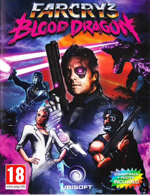 Far Cry 3: Blood Dragon - Brilliant game. Appeals to the 80s B movie fan inside me. Loads of references to old action sci-fi films. Deliberately cheesy but always funny. Only takes 6 hours to 100% but its a nice wee break from massive 30 hour campaigns. 9/10.