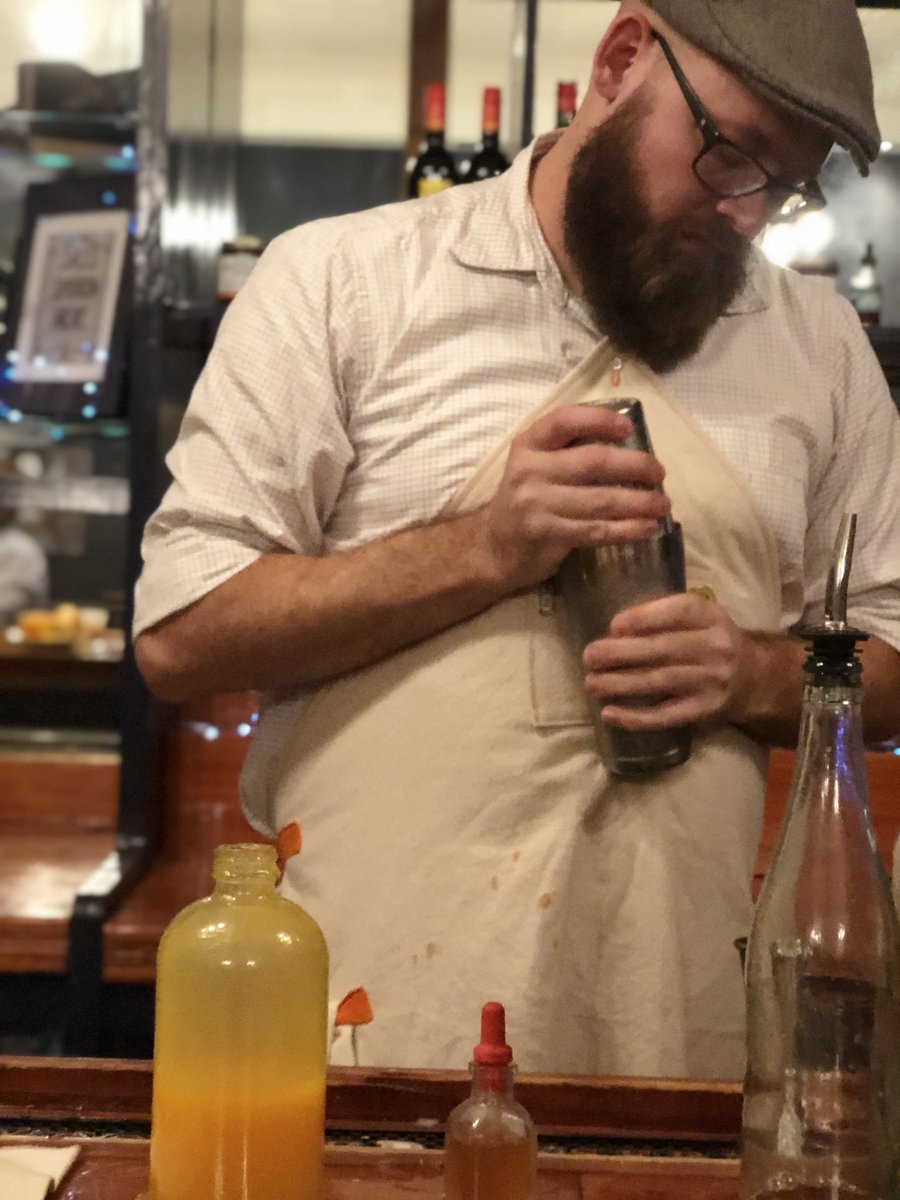 StrongRootsProv's tweet photo. Master mixologist John Sabbe using @RichlandRum and @SagesLarder homemade bitters for a delicious, custom cocktail. https://t.co/8gmyod7KL8