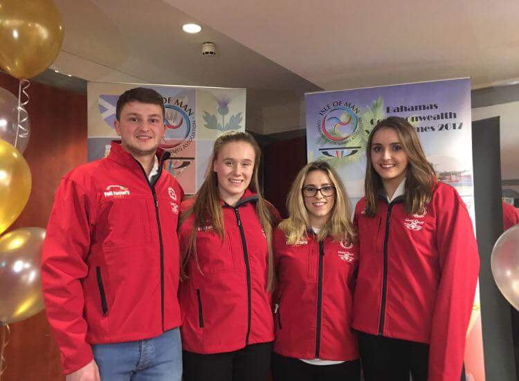 iomswim's tweet photo. We are so proud to announce our swim team for @GC2018 will be @charlatkinson @BrewSteph @Guy_Davies1 @LauraKinley1 &amp; @niamh_robinson6 with @rosemarykinley as Team Manager &amp; @lee_j_holland as coach! Congratulations! #TeamIOM #proudtobeManx 🇮🇲🇦🇺 https://t.co/OA4gsLN8D5
