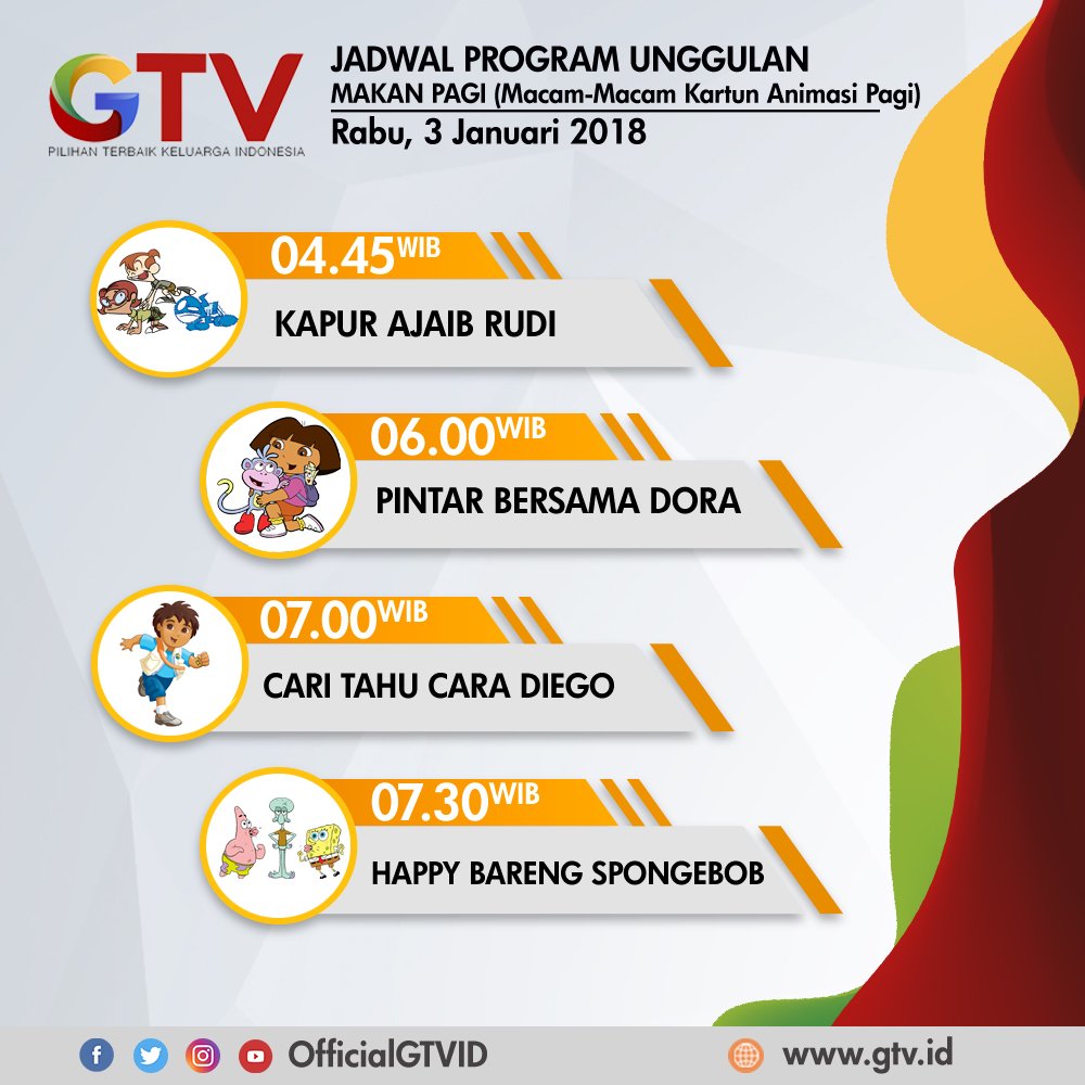GTV Ficial On Twitter "Makan Pagi Jadi Makin Ceria Karena