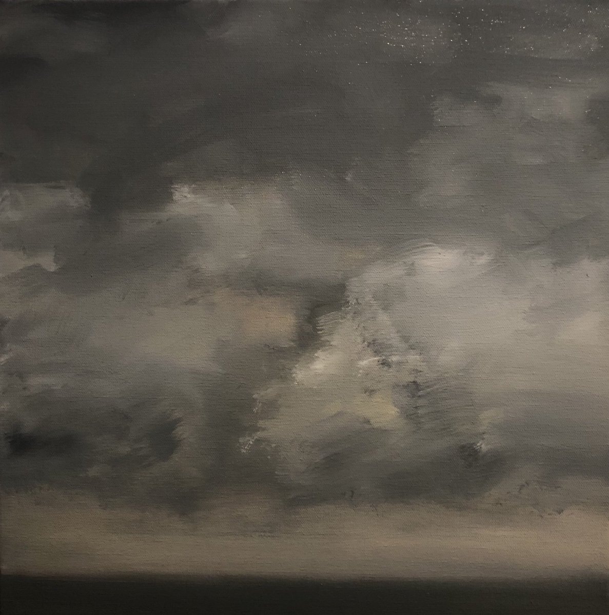 NedKellyArts's tweet photo. First painting of #2018 #NewWork ‘Dylan’ 44cm x 44cm framed #englishchannel #winterskies #stormdylan #cusp #newyear #eastkent #forboding https://t.co/5U1UEvehOY