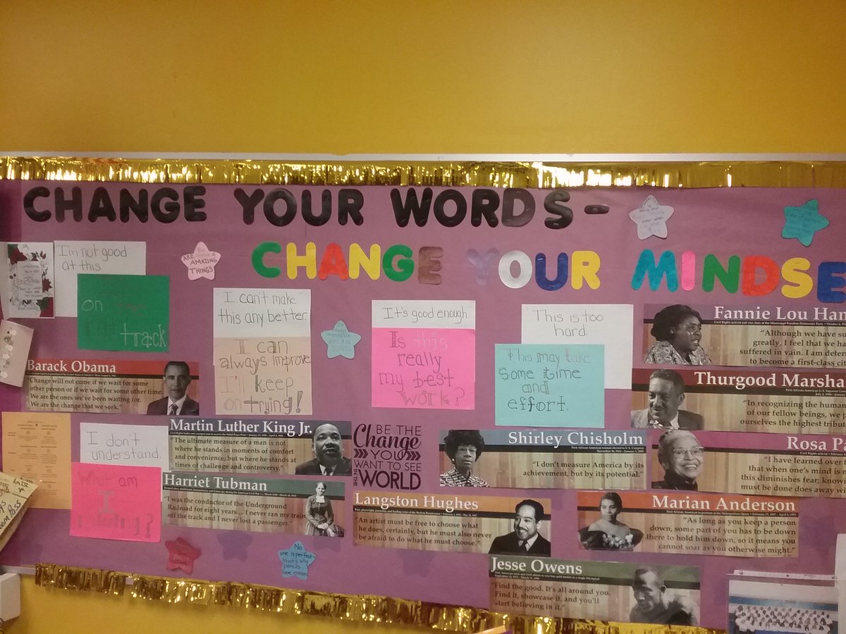 ynsimpson's tweet photo. Change Your WORDS--Change Your MINDSET @BMSBobcats #BMS8th #bobcatsbest https://t.co/iNzemObTVE