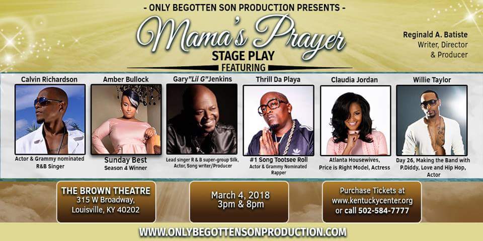 garygjenkins's tweet photo. Louisville I'm coming to The Brown Theatre with an amazing cast.... Get your tickets https://t.co/nRgpKur9lm #lilgofsilk #stage #play #thrilldaplaya #claudiajordan #calvinrichardson #mr25millionviews https://t.co/rHEJN0ncIS